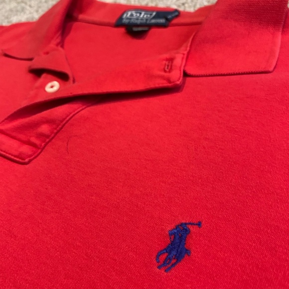 Red Ralph Lauren Polo Shirt - Picture 2 of 2